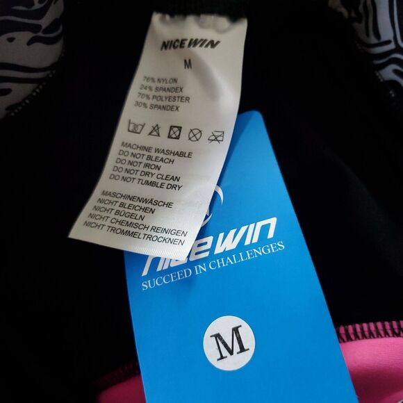 Nice Win Cycling Women's Biking Shorts Medium Black Padded Quick Dry Gym Workout - Picture 5 of 5